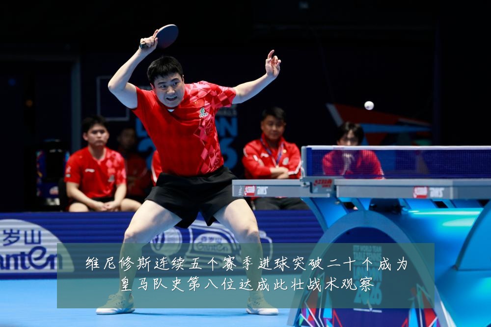 维尼修斯连续五个赛季进球突破二十个成为皇马队史第八位达成此壮战术观察